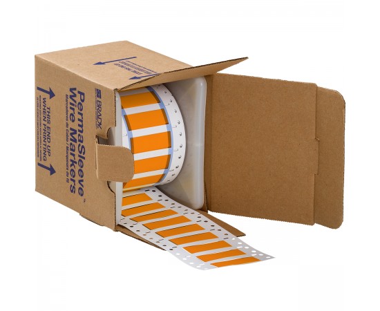 3PS-375-2-OR-S PermaSleeve Tel İşaretleme Makaronları 3PS-375-2-OR-S PermaSleeve Tel İşaretleme Makaronları