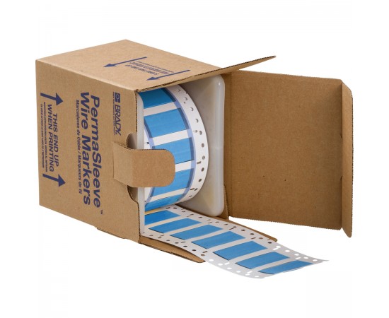 3PS-500-2-BL-S PermaSleeve Tel İşaretleme Makaronları 3PS-500-2-BL-S PermaSleeve Tel İşaretleme Makaronları
