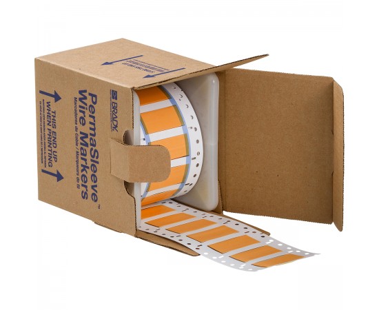 3PS-500-2-OR-S PermaSleeve Tel İşaretleme Makaronları 3PS-500-2-OR-S PermaSleeve Tel İşaretleme Makaronları