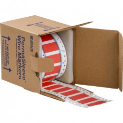 3PS-500-2-RD-S PermaSleeve Tel İşaretleme Makaronları