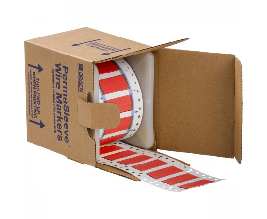 3PS-500-2-RD-S PermaSleeve Tel İşaretleme Makaronları 3PS-500-2-RD-S PermaSleeve Tel İşaretleme Makaronları
