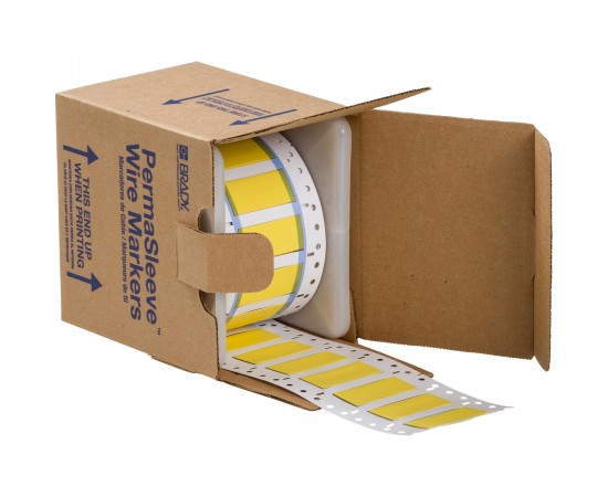 3PS-500-2-YL-S PermaSleeve Tel İşaretleme Makaronları 3PS-500-2-YL-S PermaSleeve Tel İşaretleme Makaronları