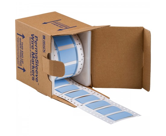 3PS-750-2-BL-S PermaSleeve Tel İşaretleme Makaronları 3PS-750-2-BL-S PermaSleeve Tel İşaretleme Makaronları