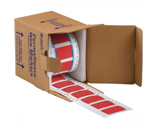 3PS-750-2-RD-S PermaSleeve Tel İşaretleme Makaronları 3PS-750-2-RD-S PermaSleeve Tel İşaretleme Makaronları