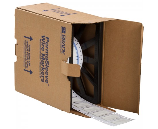 3PS-750-2-WT PermaSleeve Tel İşaretleme Makaronları 3PS-750-2-WT PermaSleeve Tel İşaretleme Makaronları