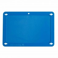 BLANK BLUE UTILITY TAG 2.5X4 Boş VIP Etiketleri — Büyük