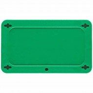 BLANK GREEN UTILITY TAG 1.5X3 Boş VIP Etiketleri — Küçük