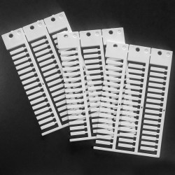 TAG 4X18 3 STICKS WHITE Beyaz 4x18 3 yapışkansız ağaçlı etiket