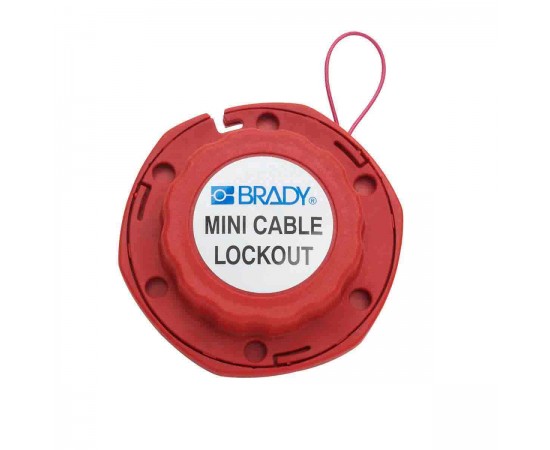 MINI CABLE LOCKOUT WITH STEEL CABLE 2.4M Çelik Kablolu Mini Kablo Kilidi MINI CABLE LOCKOUT WITH STEEL CABLE 2.4M Çelik Kablolu Mini Kablo Kilidi