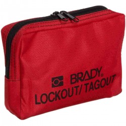 LOCKOUT BELT POUCH, RED 5"X7" Kilit Kemer Çantası