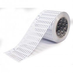 THTRDS-10x4,4-7696 Termal Transfer Yazıcılar İçin Sert DuraSleeve Tel İşaretleme Etiketleri