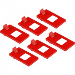 LOCKOUT CLEAT 277 VOLT GENERAL USE PK6 120/277 V Kilit için Ekstra Takozlar