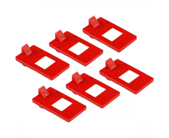 LOCKOUT CLEAT 277 VOLT GENERAL USE PK6 120/277 V Kilit için Ekstra Takozlar LOCKOUT CLEAT 277 VOLT GENERAL USE PK6 120/277 V Kilit için Ekstra Takozlar