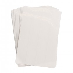 B674 1.0X6.0 LOCKOUT OVERLAM 40 PCS/PK Asma Kilit Etiketleri için üst laminasyon