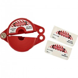 GATE VALVE LOCKOUTS GVLO 1-2.5 RED Brady Sürgülü Valf Kilitleri
