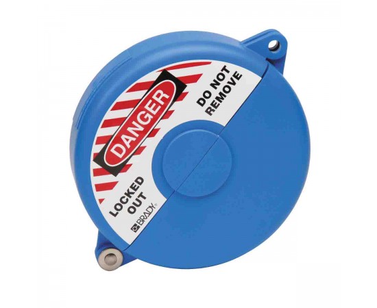 GATE VALVE LOCKOUTS GVLO 5-6.5 BLUE Brady Sürgülü Valf Kilitleri