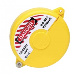 GATE VALVE LOCKOUTS GVLO 2.5-5 YELLOW Brady Sürgülü Valf Kilitleri