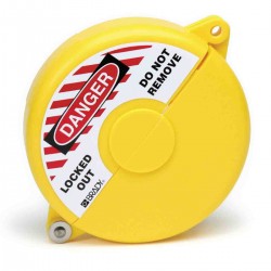 GATE VALVE LOCKOUTS GVLO 5-6.5 YELLOW Brady Sürgülü Valf Kilitleri