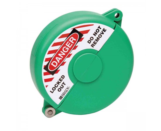 GATE VALVE LOCKOUTS GVLO 5-6.5 GREEN Brady Sürgülü Valf Kilitleri
