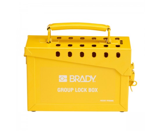 STEEL PORTABLE GROUP LOCK BOX YLW Taşınabilir Metal Grup Kilit Kutusu STEEL PORTABLE GROUP LOCK BOX YLW Taşınabilir Metal Grup Kilit Kutusu