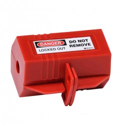 PLUG LOCKOUT 110 VOLT w/ DANGER LABELS Fiş Bağlantıları için Kilitleme Cihazları — Küçük