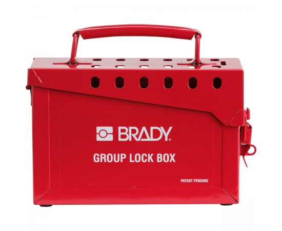 METAL LOCK BOX, 13 LOCK, RED Taşınabilir Metal Grup Kilit Kutusu METAL LOCK BOX, 13 LOCK, RED Taşınabilir Metal Grup Kilit Kutusu