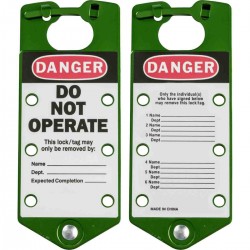GREEN LABELLED LOCKOUT HASP ALUMINIUM Etiketli Grup Kilit Çoklayıcı