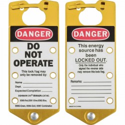 GOLD LABELLED LOCKOUT HASP ALUMINIUM Etiketli Grup Kilit Çoklayıcı