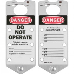 SILVER LABELED LOCKOUT HASPS Etiketli Grup Kilit Çoklayıcı