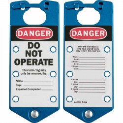 BLUE LABELED LOCKOUT HASPS Etiketli Grup Kilit Çoklayıcı