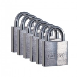 BRASS PADLOCK 30 MM SS SHACKLE 6PK Pirinç Asma Kilitler