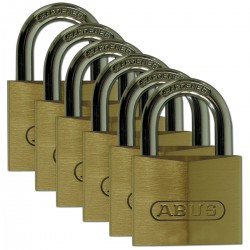 BRASS PADLOCK 50 MM HARD ST SHACK 6/PAC Pirinç Asma Kilitler
