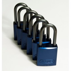 Full Alu Padlocks 40mm Sha KD Blue/6 Alüminyum asma kilitler — Alüminyum Kanca
