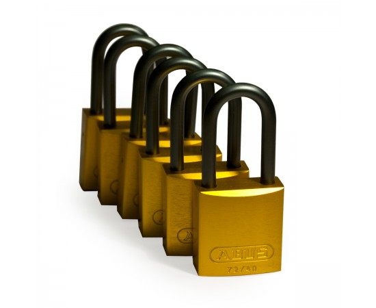 Full Alu Padlocks 40mm Sha KD Yellow/6 Alüminyum asma kilitler — Alüminyum Kanca Full Alu Padlocks 40mm Sha KD Yellow/6 Alüminyum asma kilitler — Alüminyum Kanca