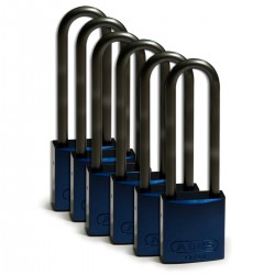 Full Alu Padlocks 75mm Sha KD Blue/6 Alüminyum asma kilitler — Alüminyum Kanca