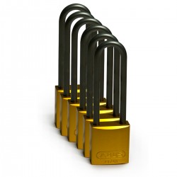 Full Alu Padlocks 75mm Sha KD Yellow/6 Alüminyum asma kilitler — Alüminyum Kanca