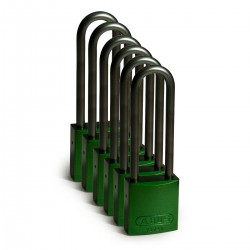 Full Alu Padlocks 75mm Sha KD Green/6 Alüminyum asma kilitler — Alüminyum Kanca
