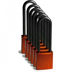 Full Alu Padlocks 75mm Sha KD Orange/6 Alüminyum asma kilitler — Alüminyum Kanca