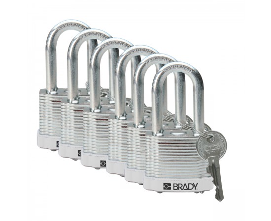 STEEL PADLOCK 38MM SHA KD WHITE/6 Lamine Çelik Asma Kilitler — Anahtar tutma STEEL PADLOCK 38MM SHA KD WHITE/6 Lamine Çelik Asma Kilitler — Anahtar tutma