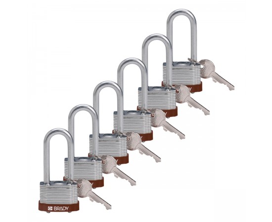STEEL PADLOCK 51MM SHA KD BROWN/6 Lamine Çelik Asma Kilitler — Anahtar tutma STEEL PADLOCK 51MM SHA KD BROWN/6 Lamine Çelik Asma Kilitler — Anahtar tutma
