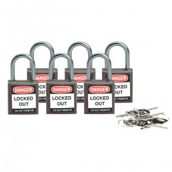 Compact safe padlock 25mm Sha KD Grey/6 Güvenlik Asma Kilitleri — Kompakt