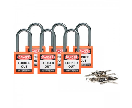 BRADY COMPACT LOCKOUT PADLOCK ORANGE Güvenlik Asma Kilitleri — Kompakt BRADY COMPACT LOCKOUT PADLOCK ORANGE Güvenlik Asma Kilitleri — Kompakt