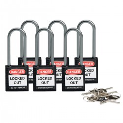 Compact safe padlock 50mm Sha KD Black/6 Güvenlik Asma Kilitleri — Kompakt