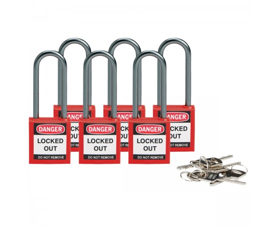Compact safe padlock 50mm Sha KD Red/6 Güvenlik Asma Kilitleri — Kompakt Compact safe padlock 50mm Sha KD Red/6 Güvenlik Asma Kilitleri — Kompakt