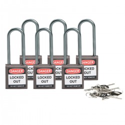 Compact safe padlock 50mm Sha KD Grey/6 Güvenlik Asma Kilitleri — Kompakt