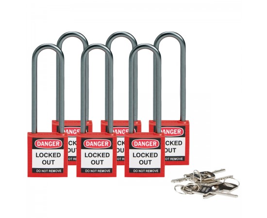 Compact safe padlock 75mm Sha KD Red/6 Güvenlik Asma Kilitleri — Kompakt Compact safe padlock 75mm Sha KD Red/6 Güvenlik Asma Kilitleri — Kompakt