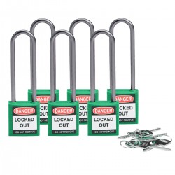 Compact safe padlock 75mm Sha KD Green/6 Güvenlik Asma Kilitleri — Kompakt
