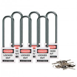 Compact safe padlock 75mm Sha KD White/6 Güvenlik Asma Kilitleri — Kompakt