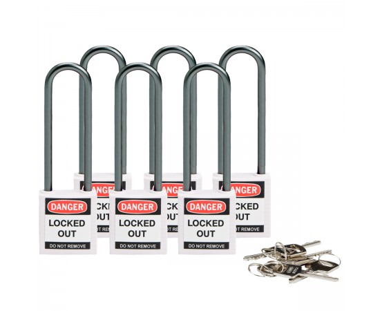 Compact safe padlock 75mm Sha KD White/6 Güvenlik Asma Kilitleri — Kompakt Compact safe padlock 75mm Sha KD White/6 Güvenlik Asma Kilitleri — Kompakt