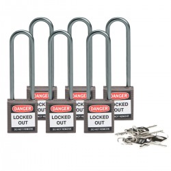 Compact safe padlock 75mm Sha KD Grey/6 Güvenlik Asma Kilitleri — Kompakt